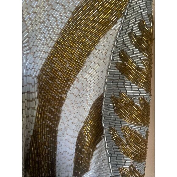 Haute Hippie (Serena Gossip Girl) Beaded Blazer Tan/ Gold XS Evening Jacket - Picture 14 of 16